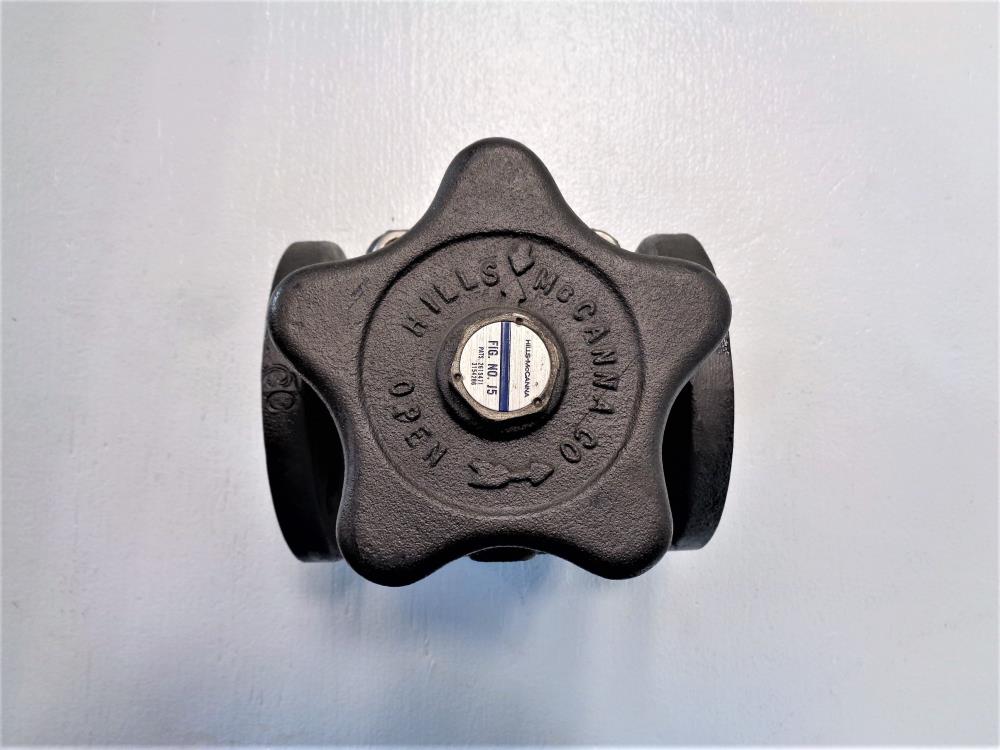 Hills McCanna 1-1/2" Diaphragm Valve, Fig# J5